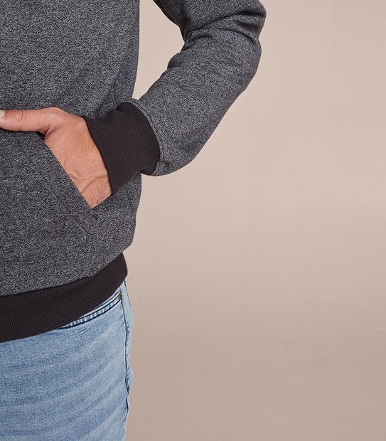 Fleece Zip Through Hoodie