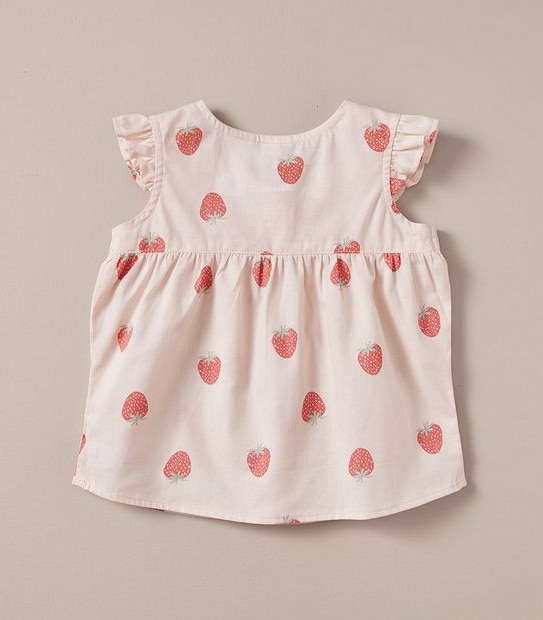 Baby Strawberry Cotton Pyjama Set