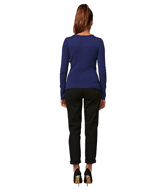 Dannii Minogue Petites Silk Cashmere Top - Blueprint
