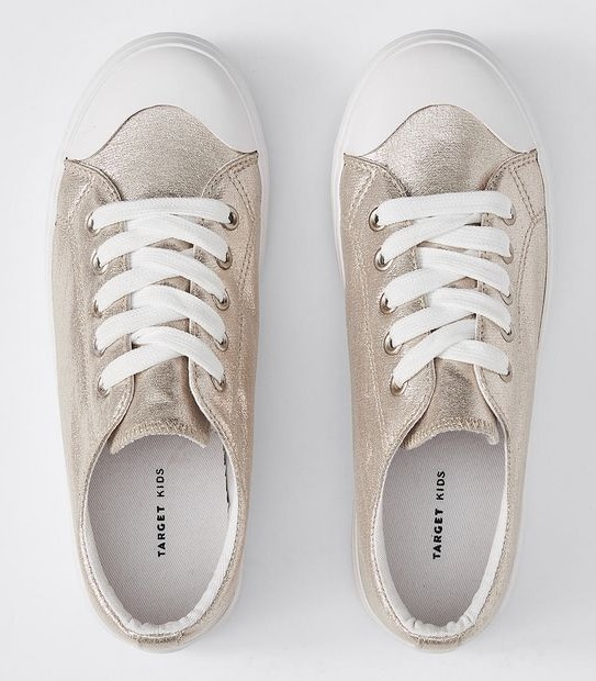 Senior Metallic Sneaker - Gold