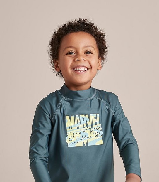 2 Piece Marvel Comics Swim Set