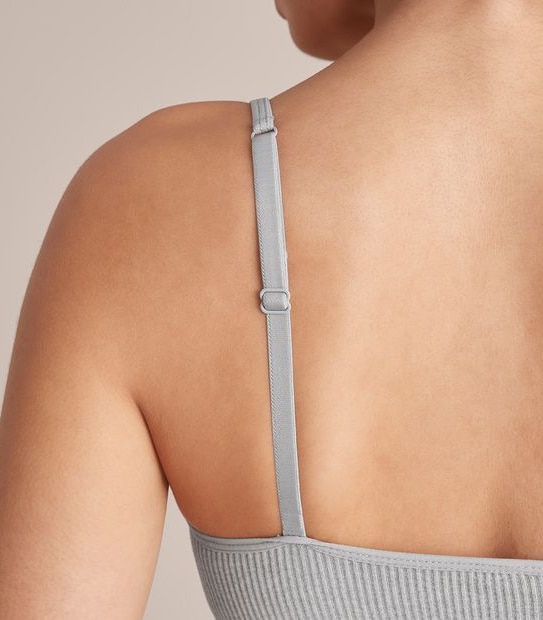 Ribbed Strappy Crop Top - Lily Loves