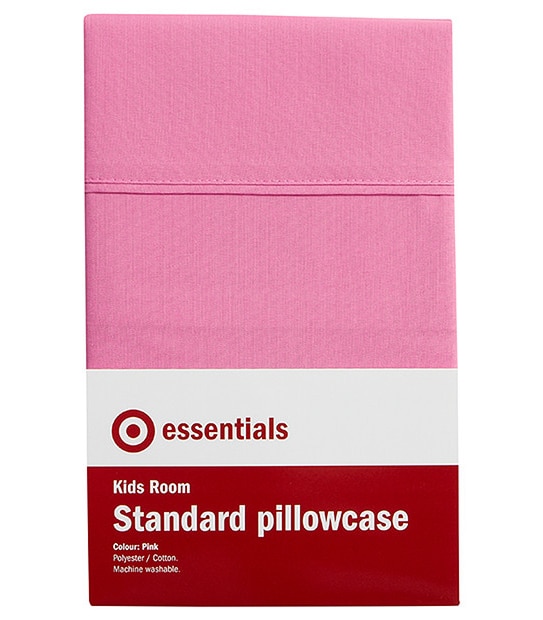 essentials Kids Pillowcase Target Australia