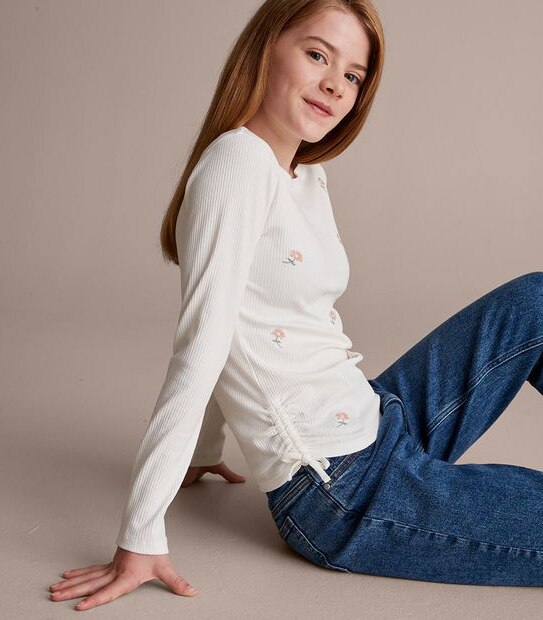 Side Tie Rib Top 3 of 5