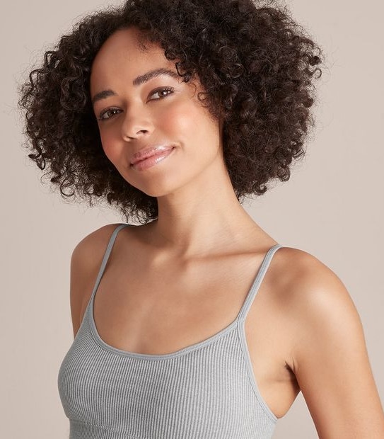 Ribbed Strappy Crop Top - Lily Loves