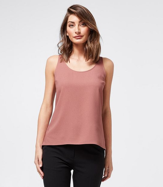 Preview Sleeveless Luxe Cami - Blush Pink