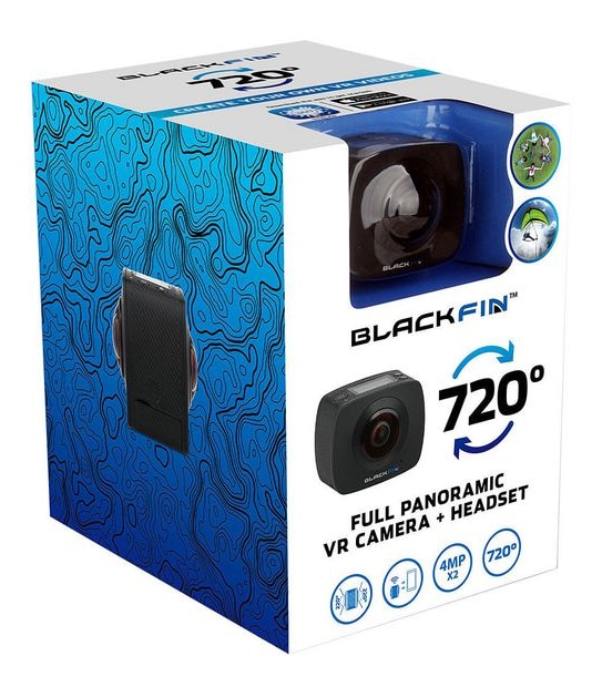 Black Fin&reg; 720° Full Panoramic VR Camera + Headset