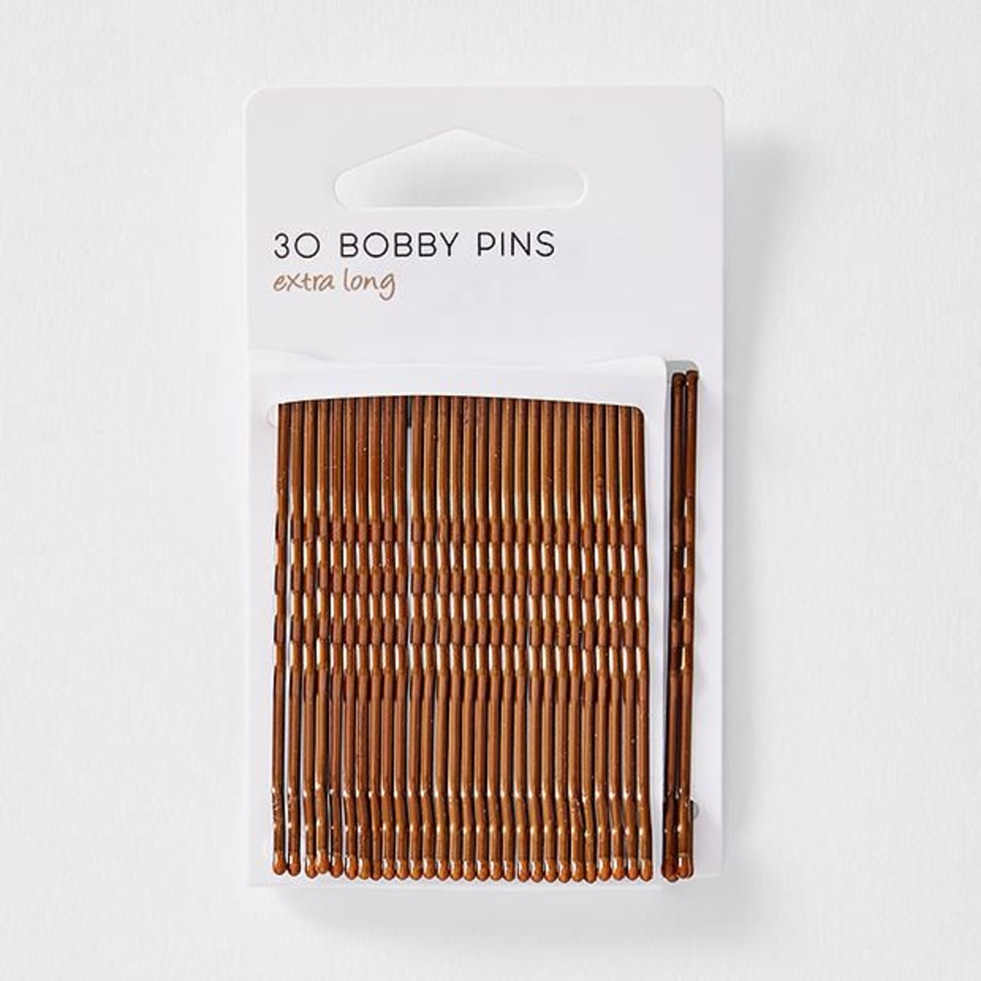 30 Pack Extra Long Bobby Pins Brown Target Australia