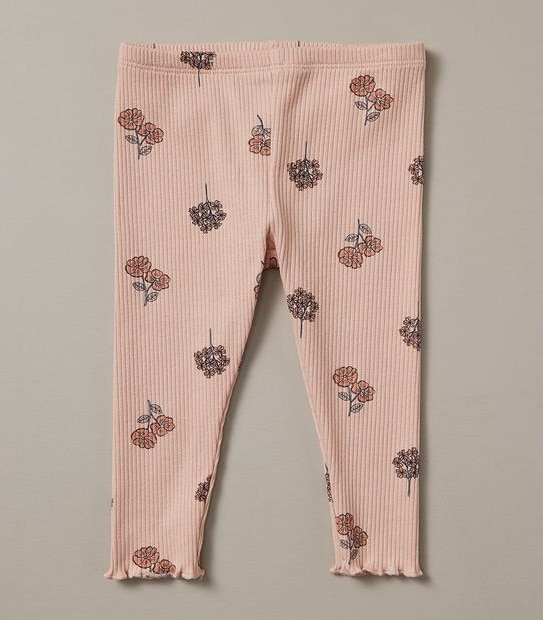 Baby Organic Cotton Rib Leggings