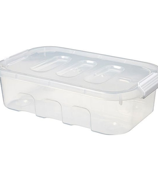 8L Modular Plastic Tub Clear