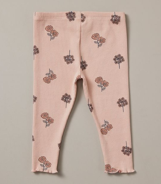 Baby Organic Cotton Rib Leggings
