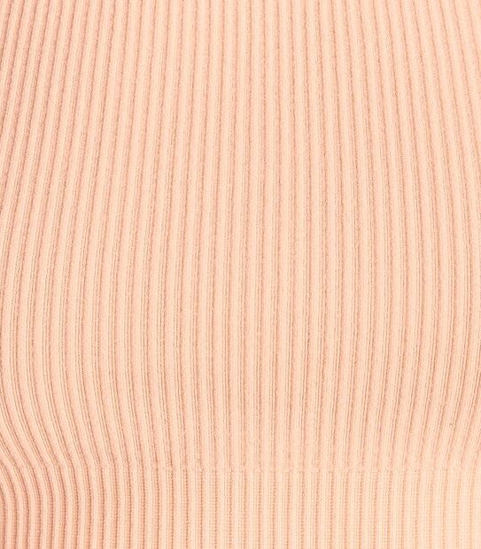 Lily Loves Ribbed Seamfree Square Neck Crop Top; Style: LCT50112