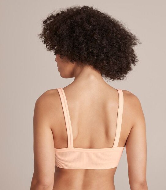 Lily Loves Ribbed Seamfree Square Neck Crop Top; Style: LCT50112