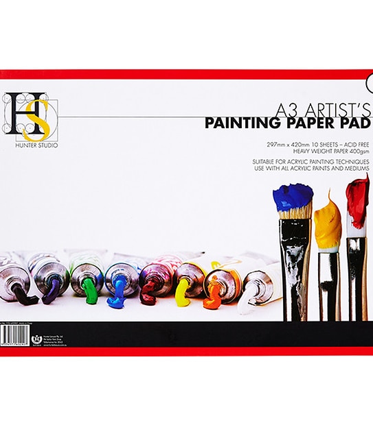 Hunter Studio 10 Page A3 Artist's Painting Paper Pad