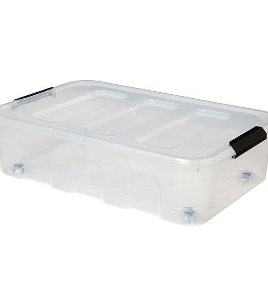 35LT Modular Underbed Plastic Tub Clear