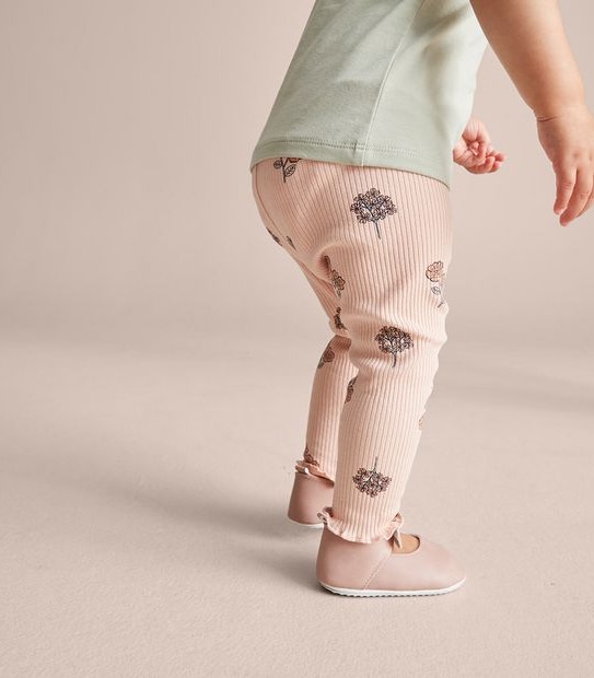 Baby Organic Cotton Rib Leggings