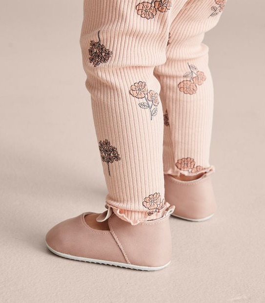 Baby Organic Cotton Rib Leggings