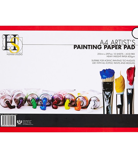 Hunter Studio 10 Page A4 Artist's Painting Paper Pad
