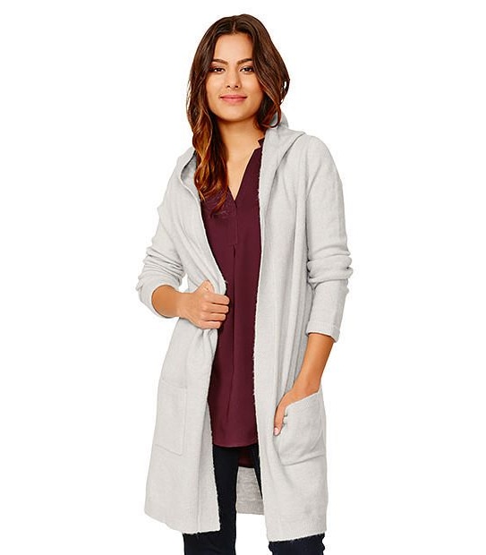 Dannii Minogue Petites Coatigan - Grey
