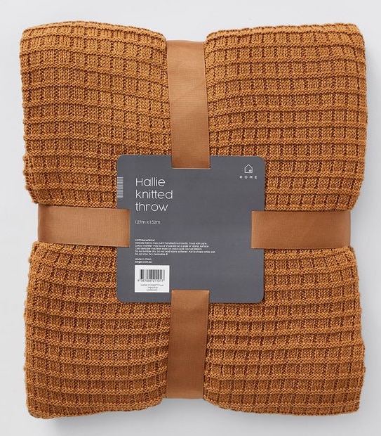 Hallie Knitted Throw