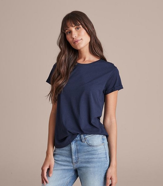 Cotton/Modal Relaxed T-Shirt | Target Australia