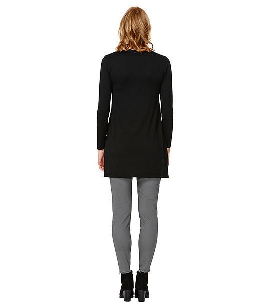 Maternity by Dannii Minogue Side Split Tunic Jumper - Black