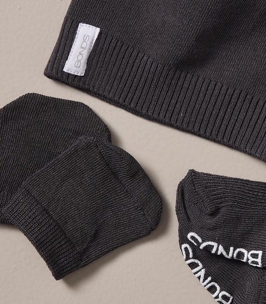 Bonds Baby 3 Piece Newbies Beanie Set