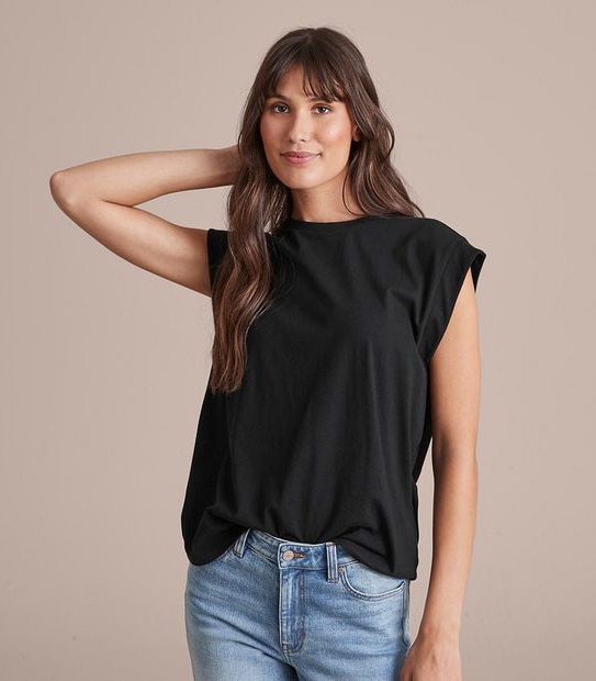 Organic Cotton Muscle Tank Top