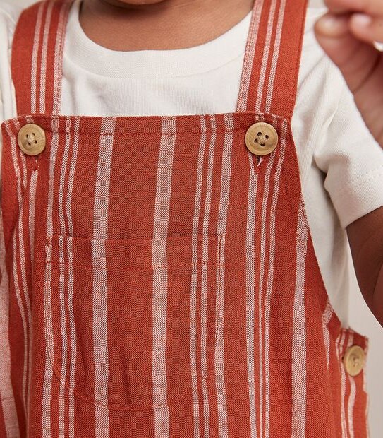 2 Piece Baby Linen Blend Set