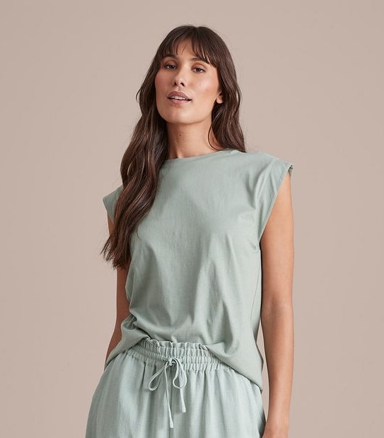 Organic Cotton Muscle Tank Top
