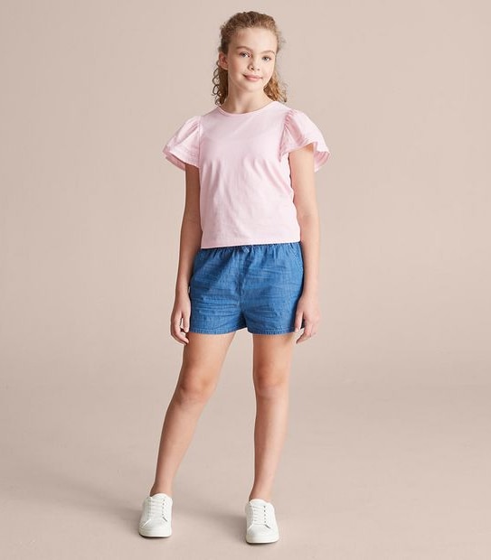Lace Trim T-shirt