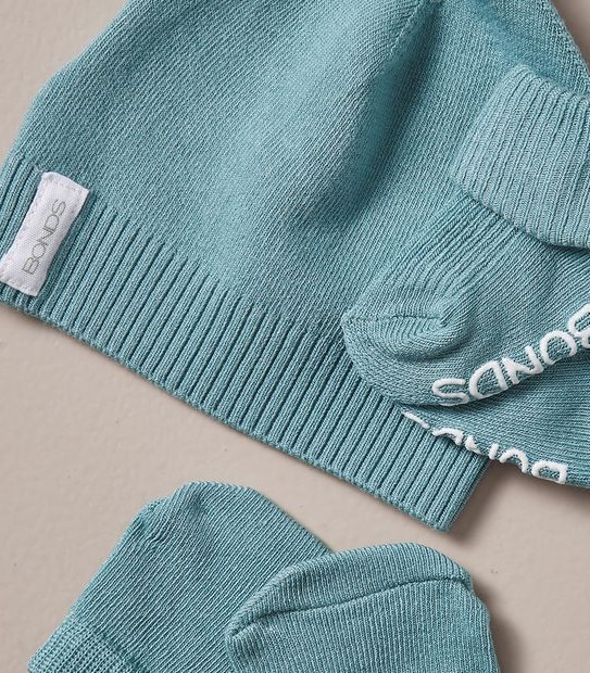 Bonds Baby 3 Piece Newbies Beanie Set