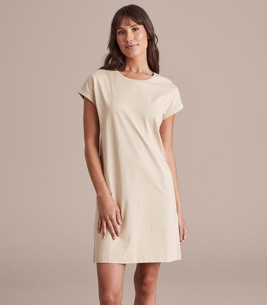 Organic Cotton Knit T-Shirt Dress