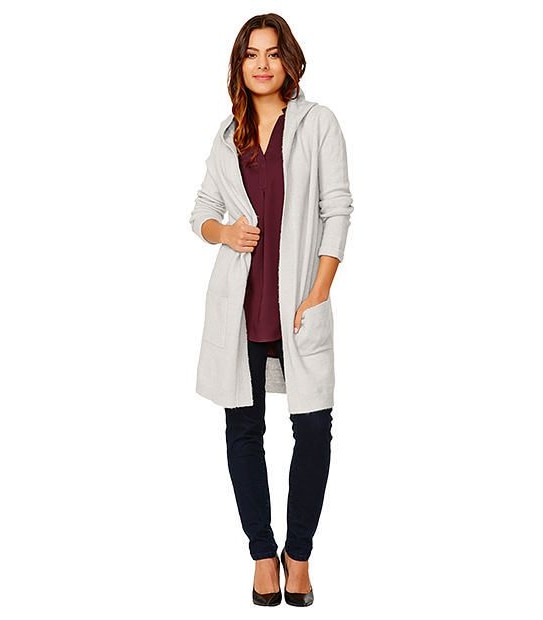 Dannii Minogue Petites Coatigan - Grey
