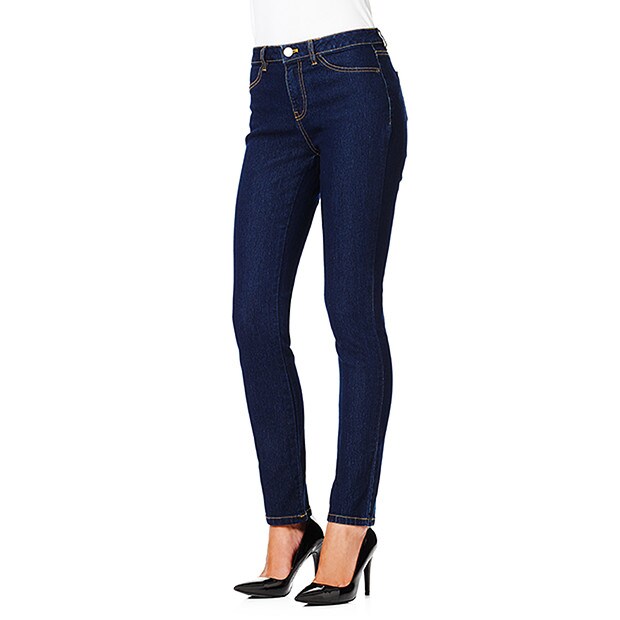 essentials Everyday Straight Leg Jeans - Blue Indigo | Target Australia