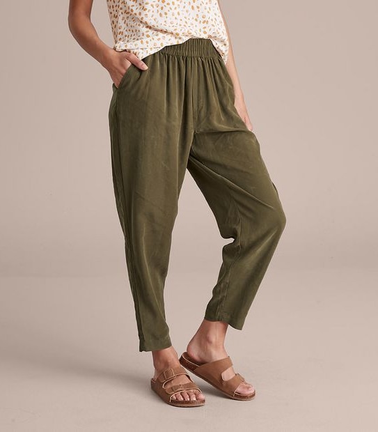 Tapered Pull On Pants
