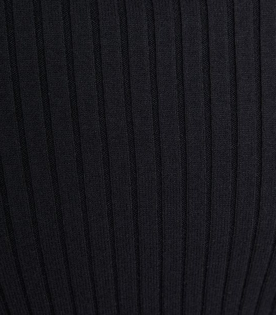 Lily Loves Cropped Rib Knit Skivvy