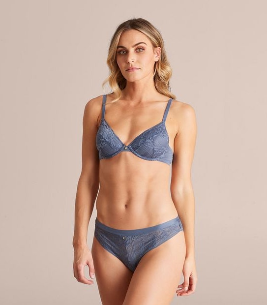 Preview Clara Border Lace Brazilian Briefs; Style: X27078