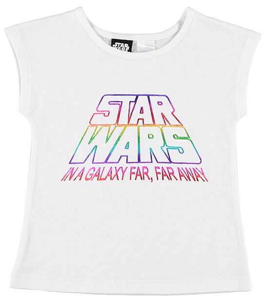 Star Wars Short Sleeve Text Print T-Shirt