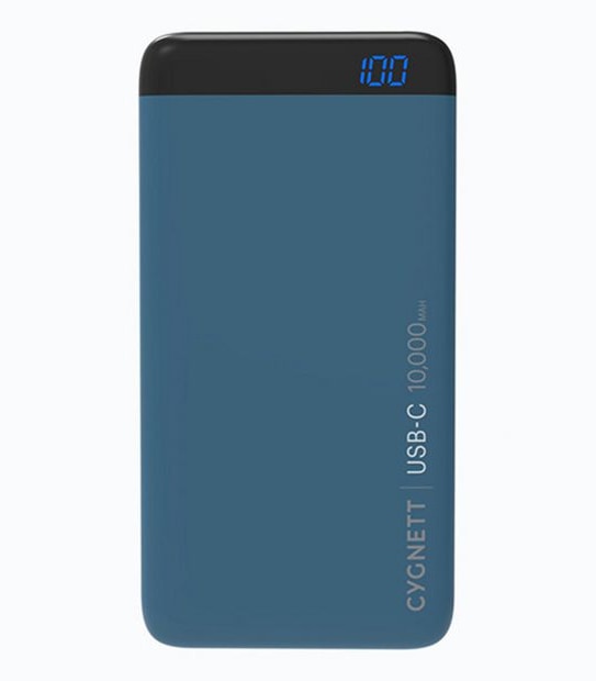 Cygnett Chargeup Pro 10K, 10,000mAh USB-C Portable Power Bank-Teal