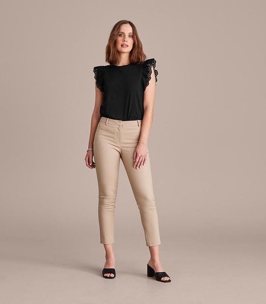 Preview Mia Zip Pocket Ankle Slim Pants