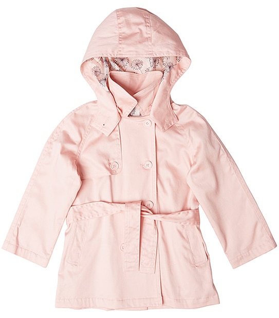 Trench Coat With Hood