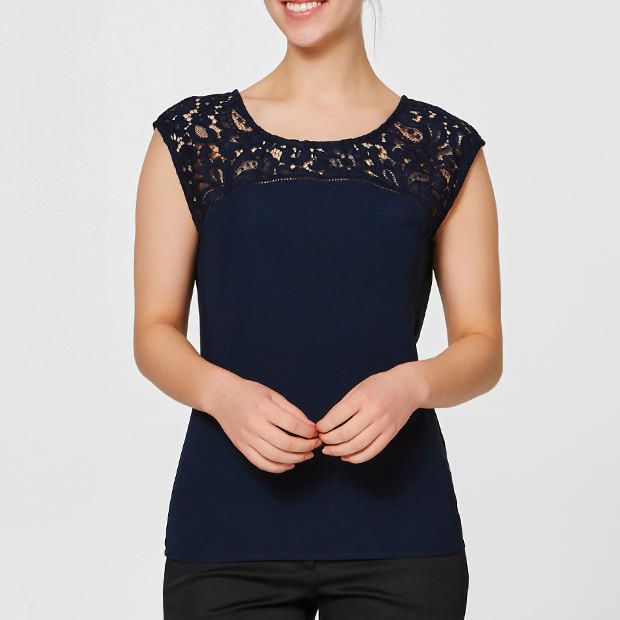 Lace Panel Top Lace Panel Top