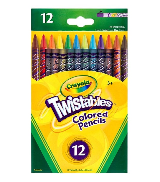 Crayola Twistables Colored Pencils - 12 Pack