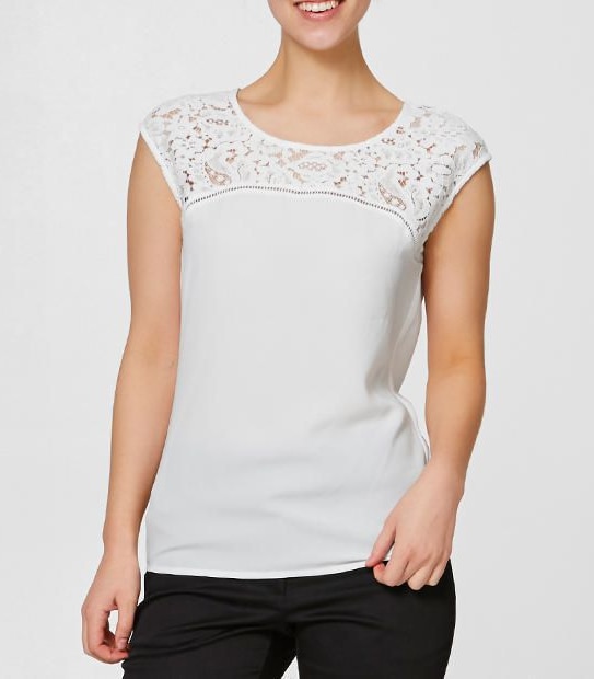 Lace Panel Top