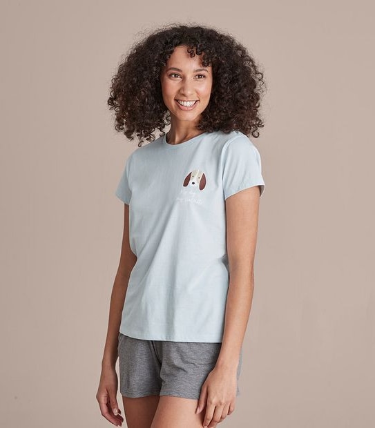 Printed Sleep Slogan T-Shirt