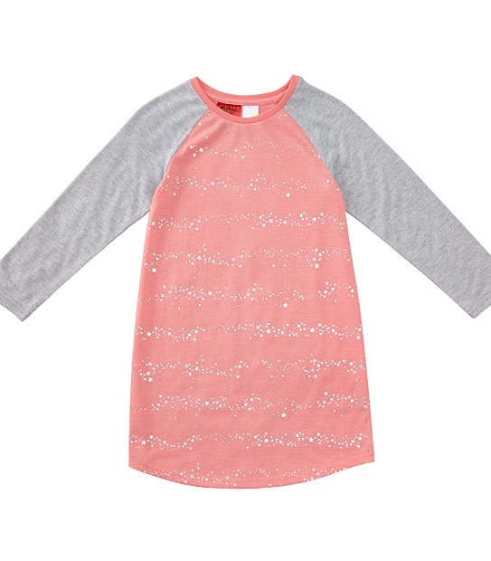 Girls' Stary Nightie - Pink
