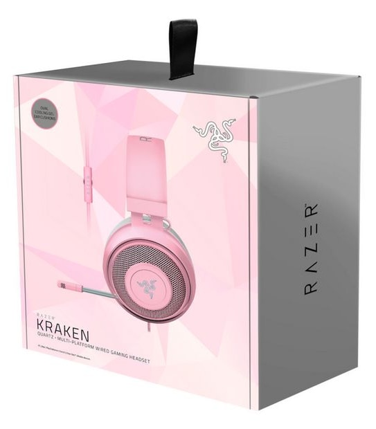 Razer Kraken Multi-Platform Wired Gaming Headset - Quartz Pink