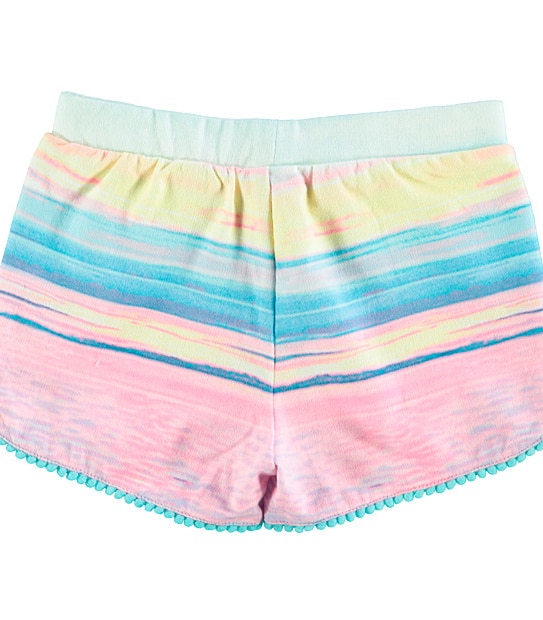 Girls' Piping Hot Sunset Print Shorts