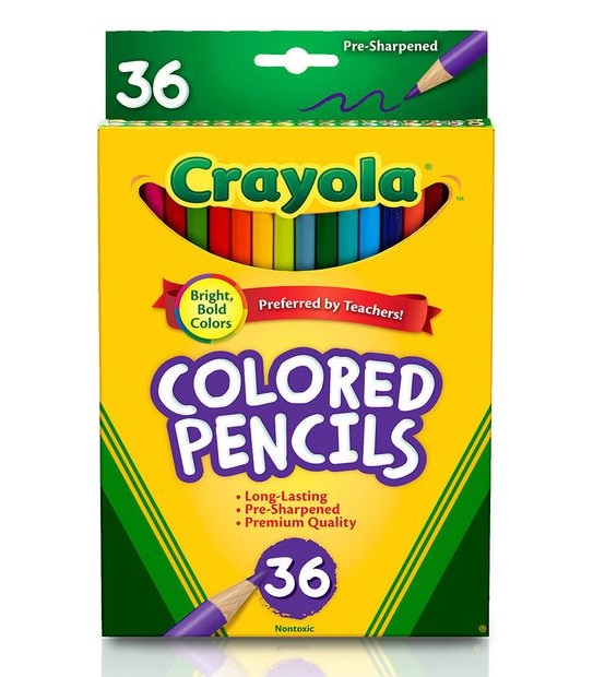 Crayola 36 Pack Piece Coloured Pencils